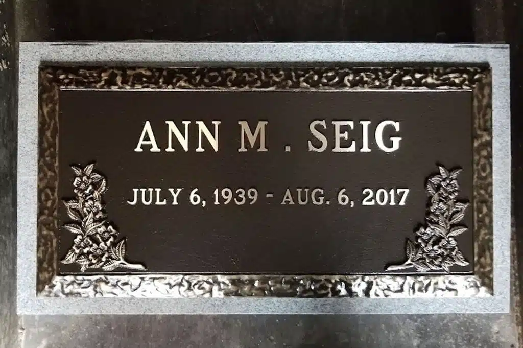 Sunnyside Cemetery Headstone Wilkes Barre Monument Orcutts grove Binghamton headstone