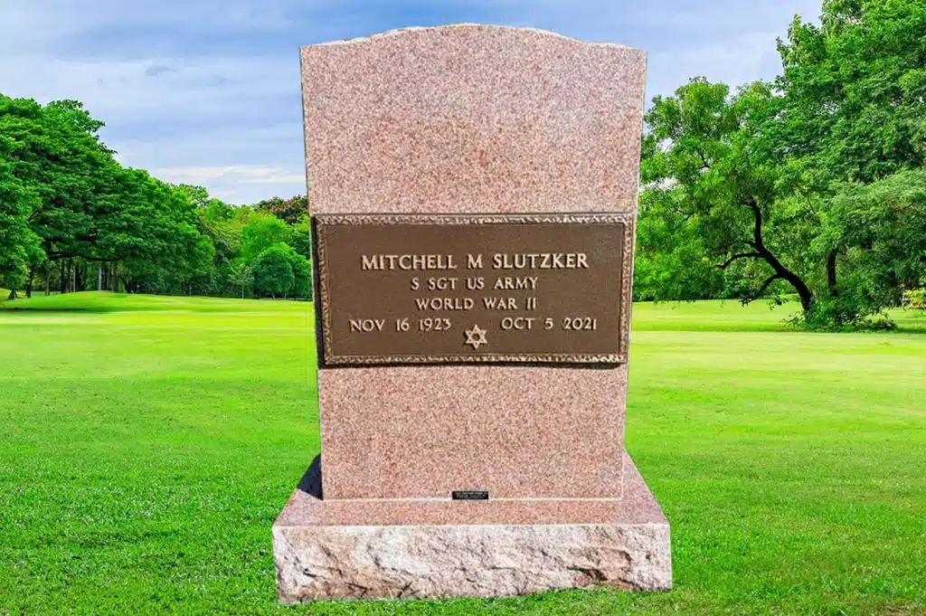Factoryville cemetery headstone Lenoxville granite memorial Dalton tombstone Denison