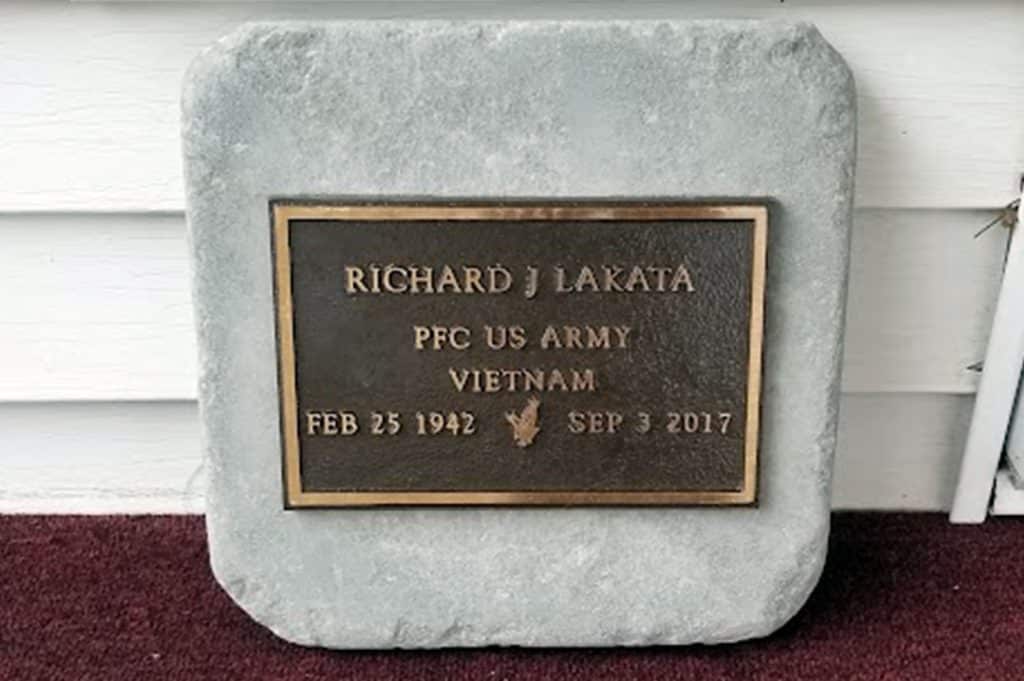 Laceyville cemetery headstone headstone Lanesboro granite memorial tombstone bronze veteran vietnam