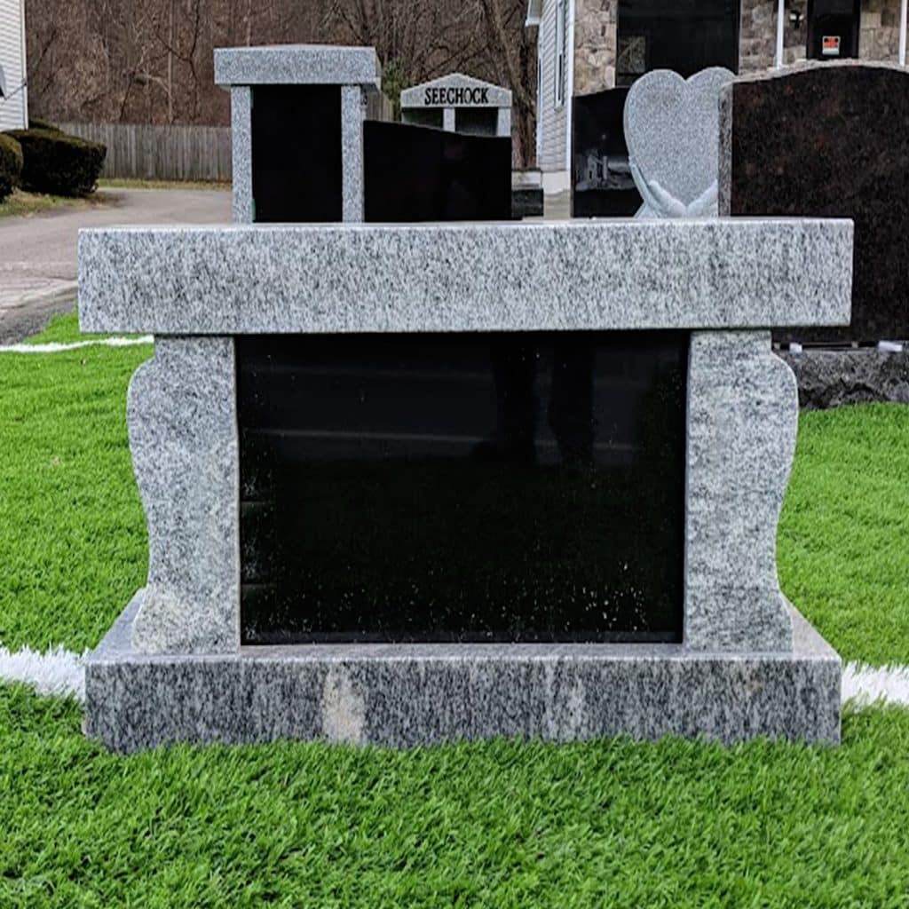 cremation memorials Laceyville cemetery headstone headstone Lanesboro granite memorial tombstone cremation