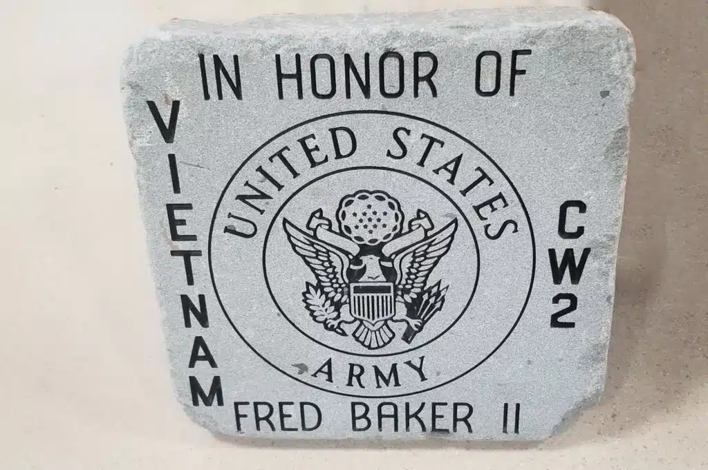 vietnam honor stone army united states Sayre build my monument headstone bluestone Stevensville headstone bluestone memorial