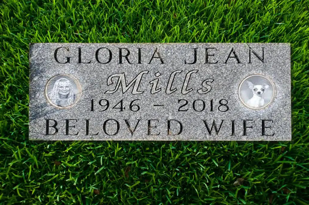 Brackney monument engraving Factoryville headstone Lawton grave marker Mnt. View flat marker