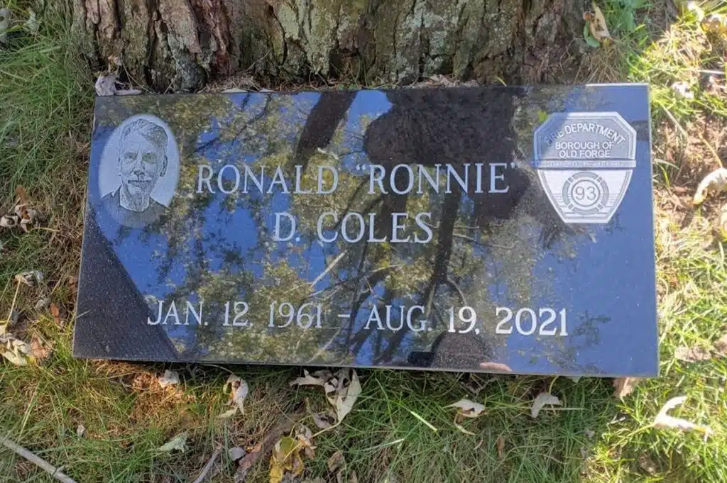 Clifford grave marker slant headstone grave stone cemetery marker St. Michael cemetery flat marker