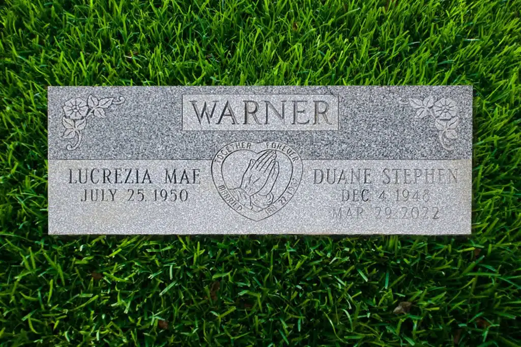 flat marker Hallstead monument Kingsley cemetery headstone granite memorial Dushore Headstone