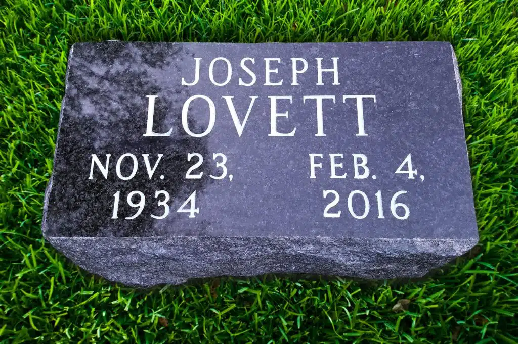 Dimock cemetery Ideas for Headstone grave stone granite marker Evergreen Cemetery flat marker