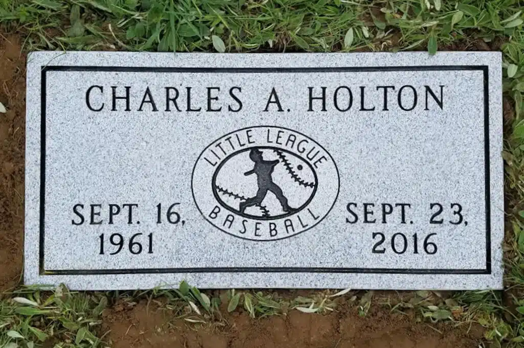 flat marker Sayre build my monument headstone bluestone Stevensville headstone bluestone memorial