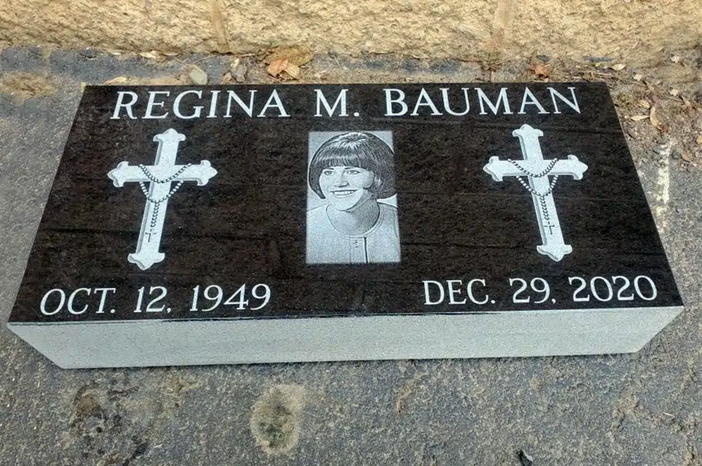 cross flat laser Noxen Orcutts grove Little Meadows cemetery headstone tombstone Clark summit flat marker