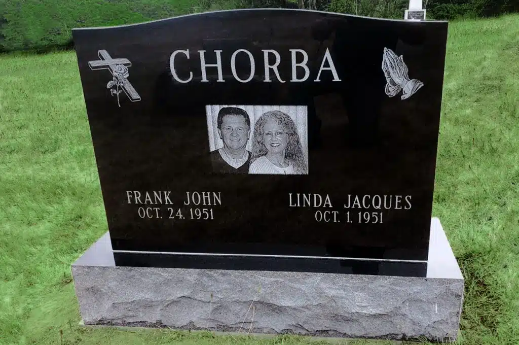 Sunnyside Cemetery Headstone Wilkes Barre Monument Orcutts grove Binghamton headstone laser