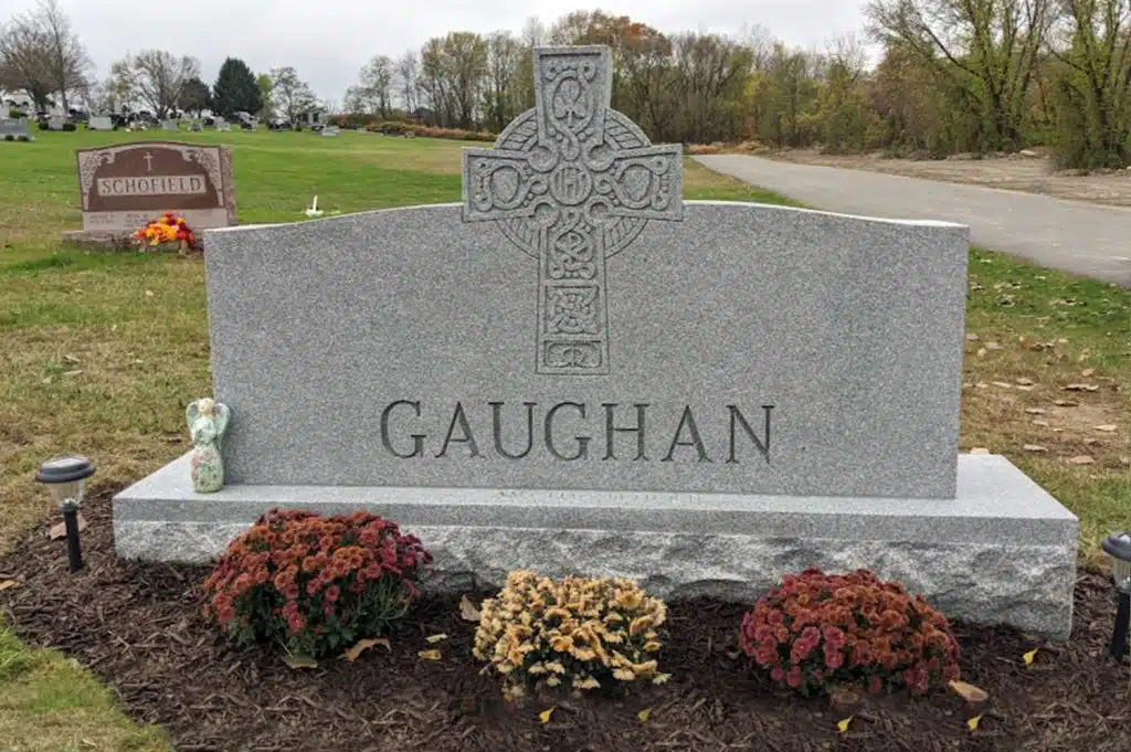 celtic cross Meshoppen headstone South Montrose granite memorial tombstone Nicholson cemetery