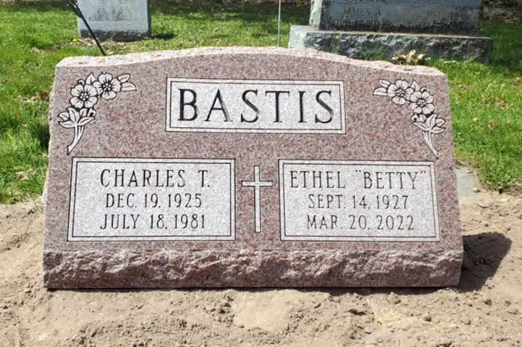 Noxen Orcutts grove Little Meadows cemetery headstone tombstone Clark summit flat marker slant granite