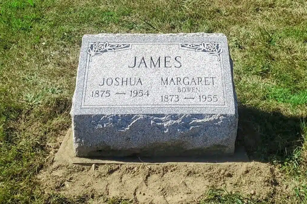 Noxen Orcutts grove Little Meadows cemetery headstone tombstone Clark summit flat marker slant