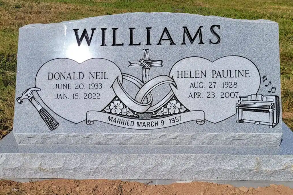 Troy funeral home headstone monuments Ulster veteran headstone Wilkes Barre monument