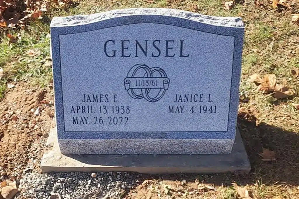 Friendsville cheap headstone Clarks Summit granite headstone grave stone monument slant