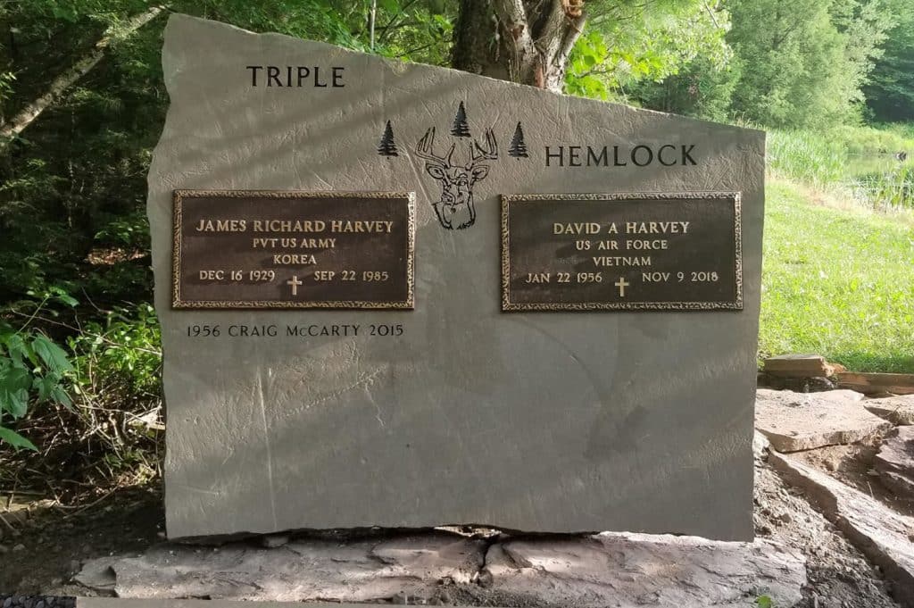 Brooklyn monument sandblast headstone Meshoppen tombstone grave stone Holy cross