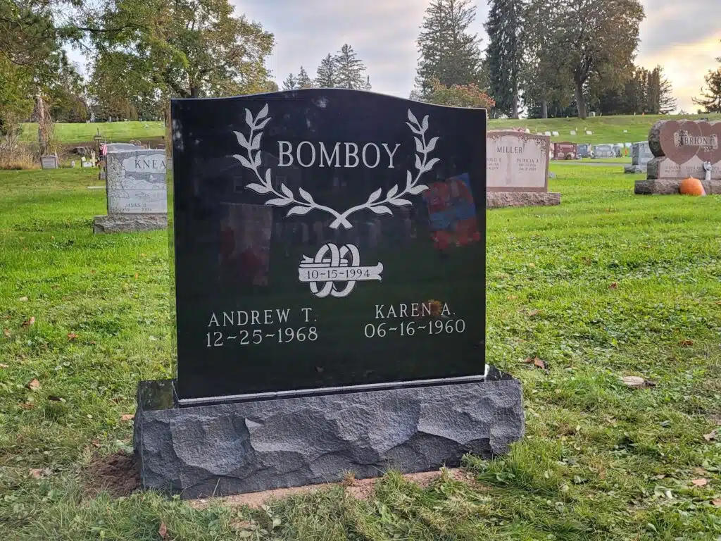 Sayre build my monument headstone bluestone Stevensville headstone bluestone memorial