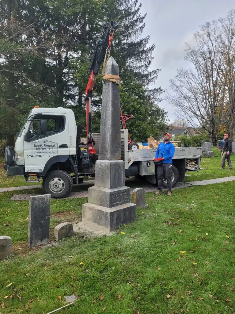 tree Tunkhannock headstones Susquehanna monuments Thompson tombstones Montrose Springville